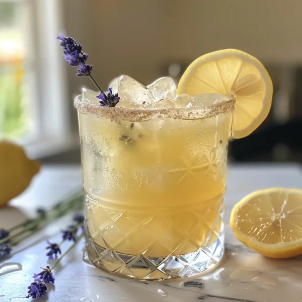Coconut Lavender Lemonade Mocktail