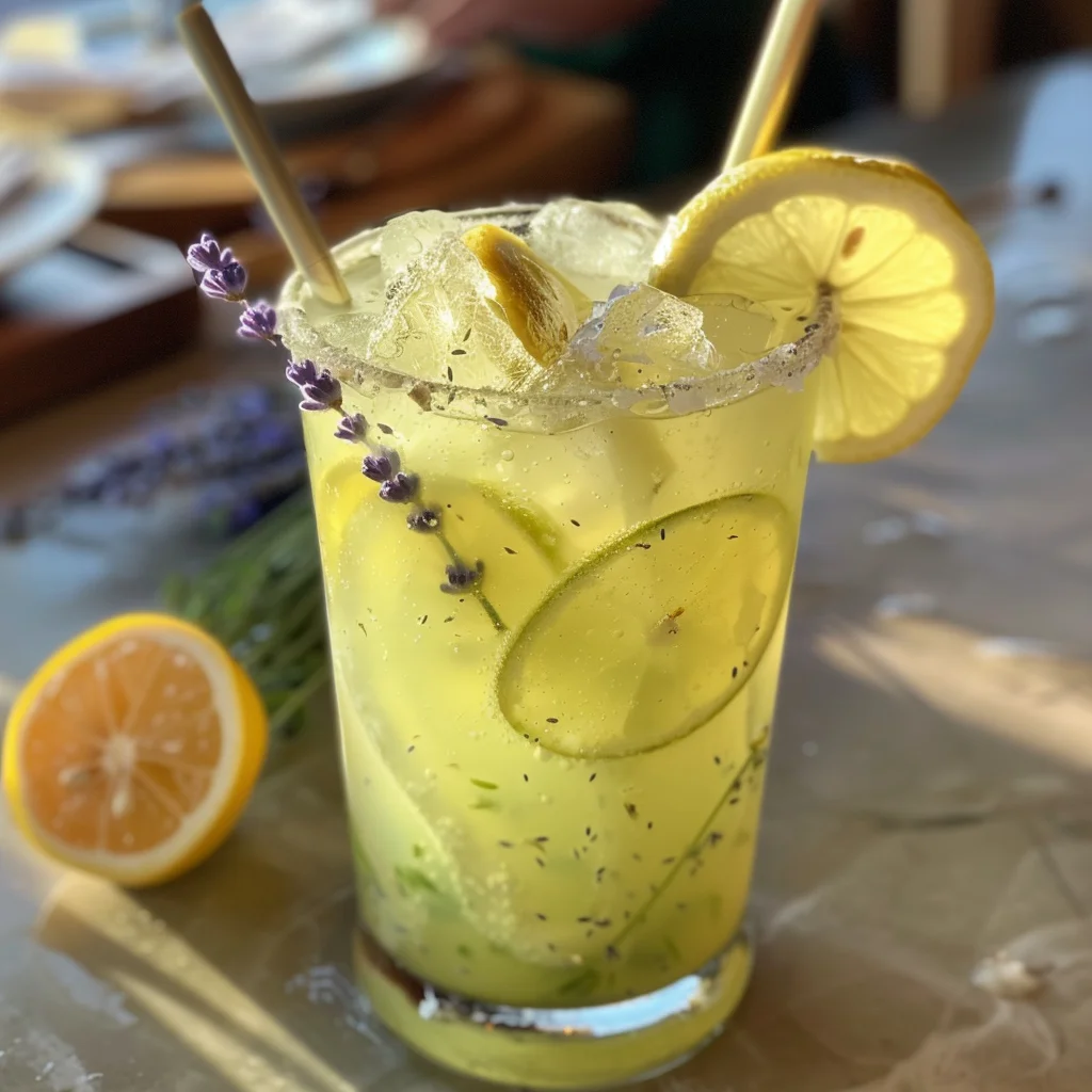 Coconut Lavender Lemonade Mocktail image 2