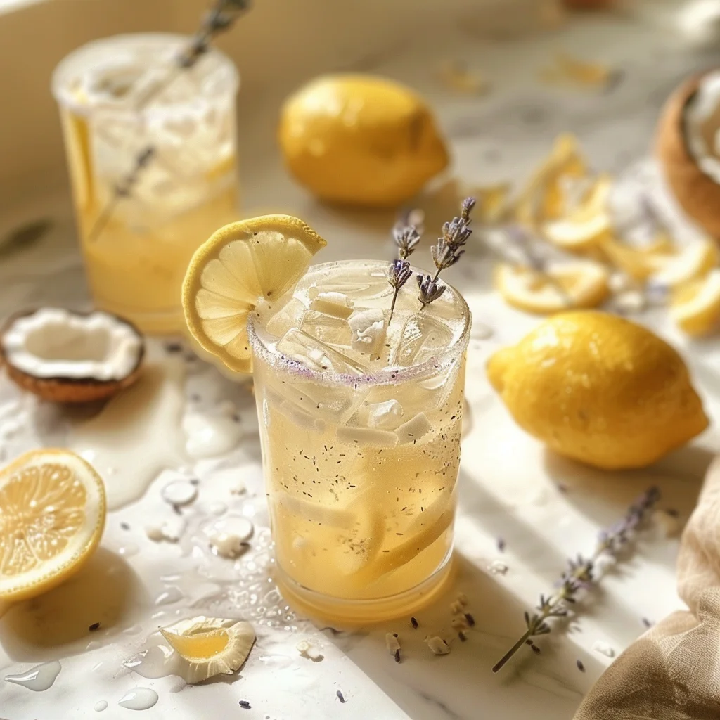 Coconut Lavender Lemonade Mocktail image 3