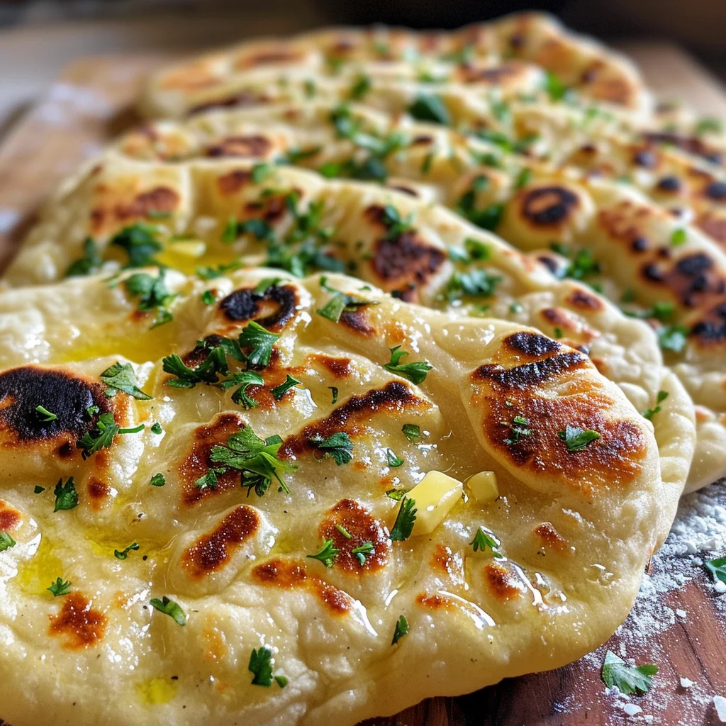Cottage Cheese Garlic Naan (High Protein, No Yeast!) image 2