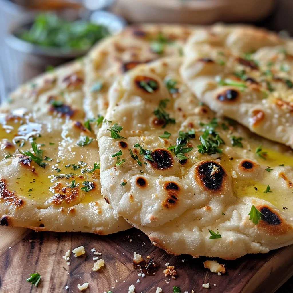 Cottage Cheese Garlic Naan (High Protein, No Yeast!) image 3