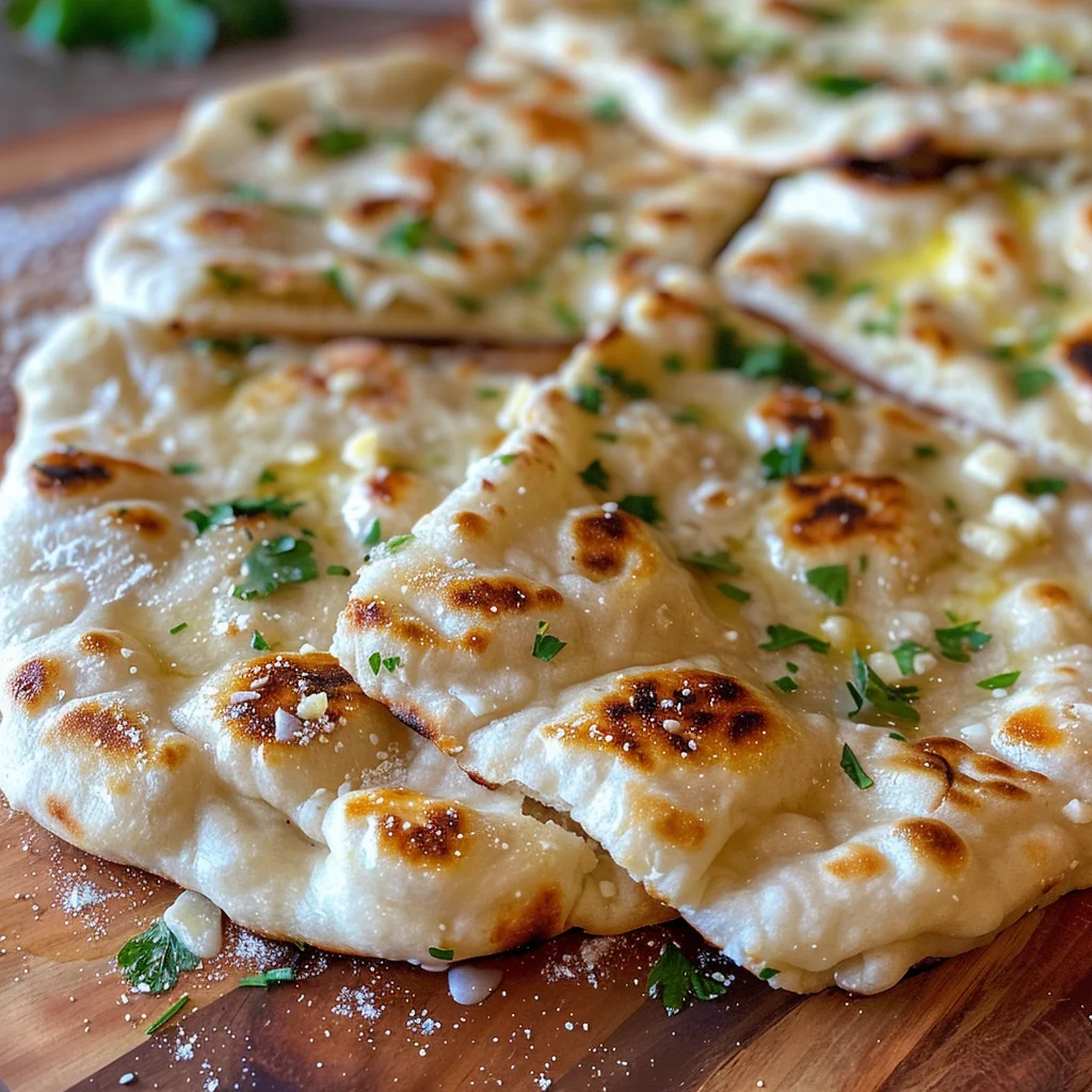Cottage Cheese Garlic Naan (High Protein, No Yeast!) image 4
