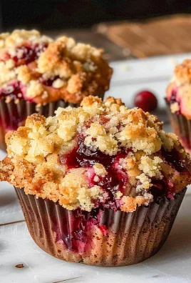 Cranberry Orange Muffins with Streusel