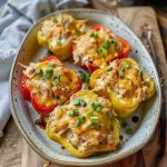 Creamy Chicken Stuffed Peppers