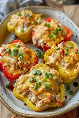 Creamy Chicken Stuffed Peppers