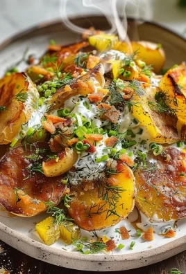 Crispy Smashed Potato Salad