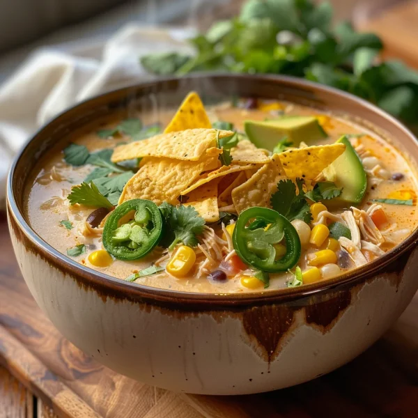 Crockpot Mexican Street Corn & Chicken Chowder