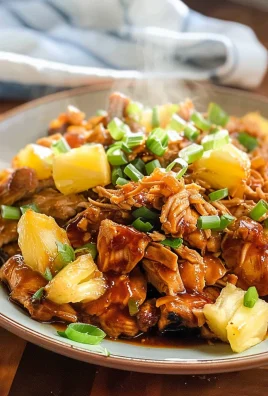 Crockpot Pineapple BBQ Chicken