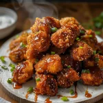 Delicious Baked Honey BBQ Popcorn Chicken Recipe