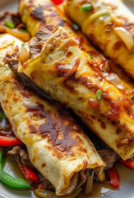 Delicious Keto Philly Cheesesteak Roll Ups