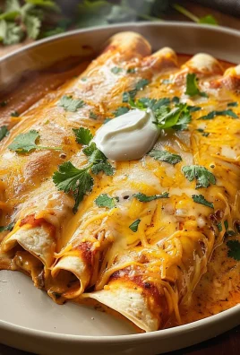 Easy Low Calorie High Protein Creamy Chilli Chicken Enchiladas