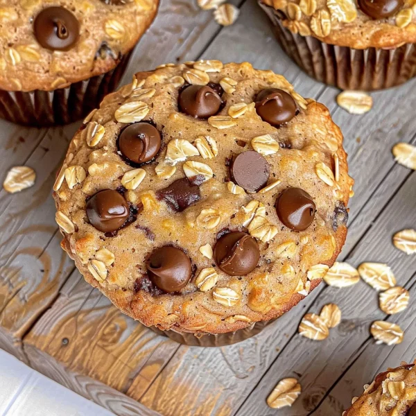 Fearless 3-Day Oatmeal Chocolate Chip Breakfast Muffins