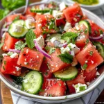 Feta Watermelon Salad