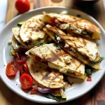 Grilled Mediterranean Veggie Quesadillas