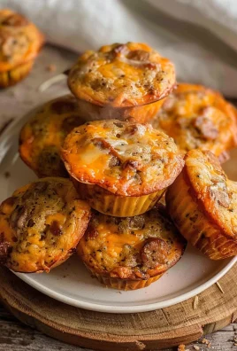 High-Protein Pancake Sausage Mini Muffins