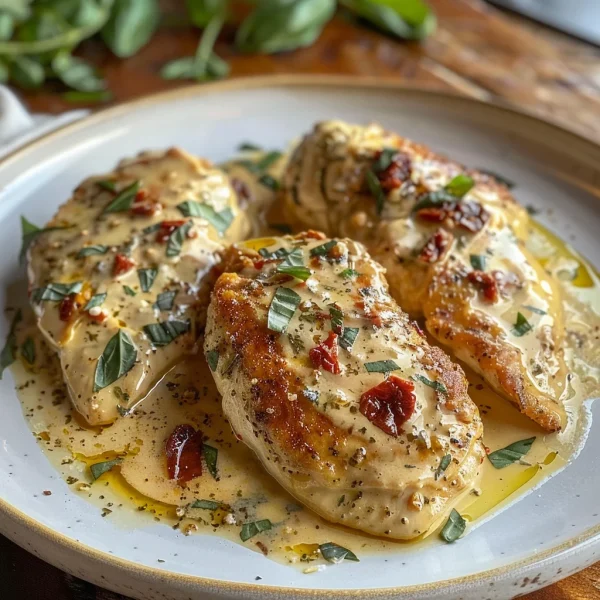 High Protein Crockpot Marry Me Chicken