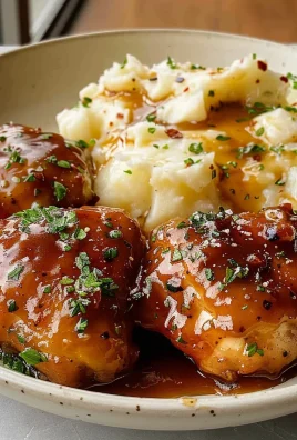 Honey Bbq Chicken & Creamy Garlic Parmesan Potatoes