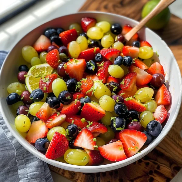 Honey Lime Fruit Salad