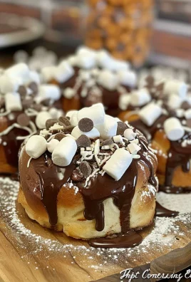Hot Chocolate Marshmallow Cinnamon Rolls
