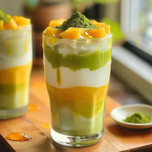 Iced Mango Matcha Latte Recipe for a Refreshing Summer Drink