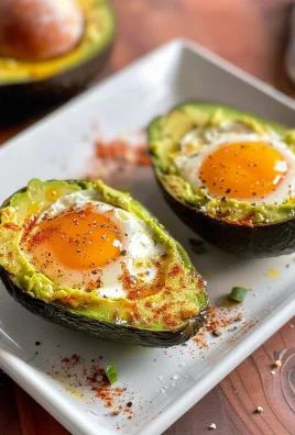 Keto Air Fryer Avocado Baked Egg