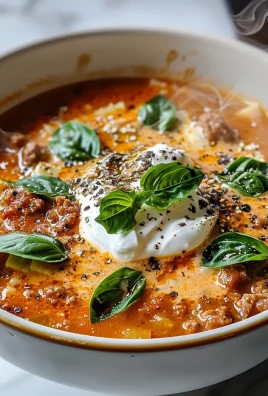 Keto Lasagna Soup Recipe