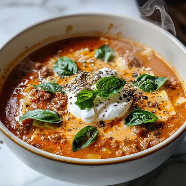 Keto Lasagna Soup Recipe