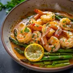 Lemon Garlic Shrimp and Asparagus (20-Minutes)