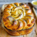 Lemon Poppy Seed Pull-Apart Bread