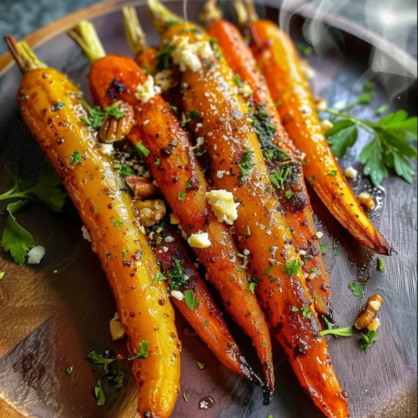 Maple Dijon Roasted Carrots