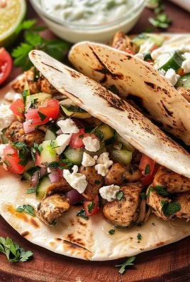 Mediterranean Chicken Tacos