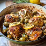Mediterranean Chicken with Lemons and Olives