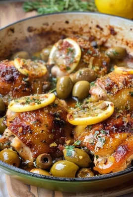 Mediterranean Chicken with Lemons and Olives