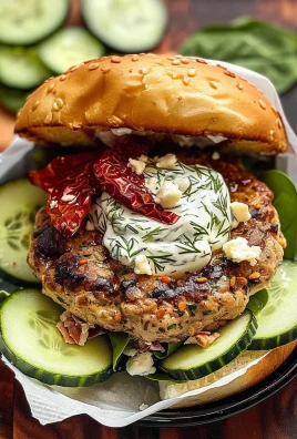 Mediterranean Turkey Burgers
