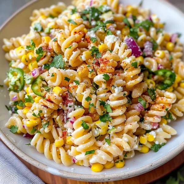 Mexican Street Corn Pasta Salad Recipe