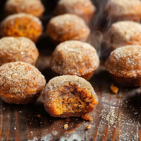 Mini Cinnamon Sugar Pumpkin Muffins