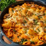 Pasta Bake with Pumpkin Tomato Sauce