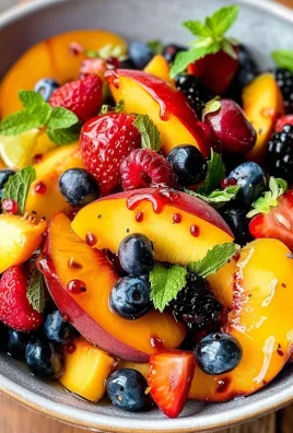 Peach Berry Fruit Salad