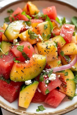 Peach Watermelon Salad: Refreshing Summer Delight Awaits!