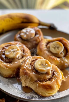 Peanut Butter Banana Cinnamon Rolls