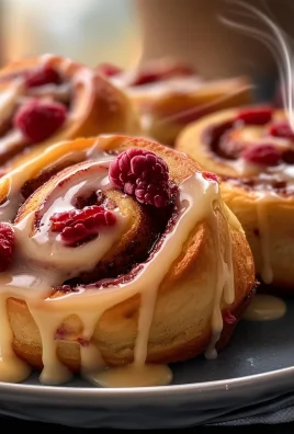 Raspberry Cinnamon Rolls