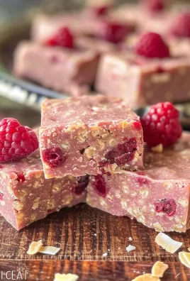 Raspberry Coconut Fudge | A sugar-free, vegan fudge recipe