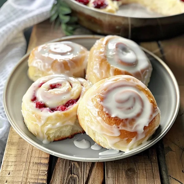 Raspberry Cream Cheese Sweet Rolls
