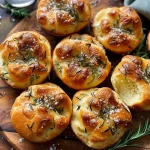Rosemary Garlic Focaccia Muffins