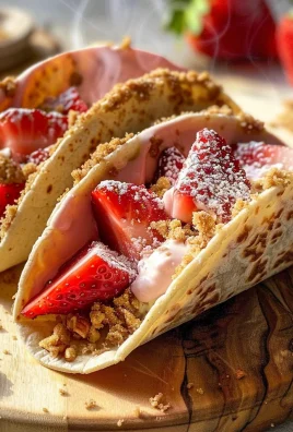 Strawberry Crunch Cheesecake Tacos