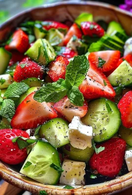 Strawberry Cucumber Salad