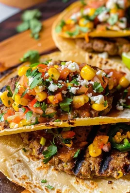 Street Corn Smash Burger Tacos