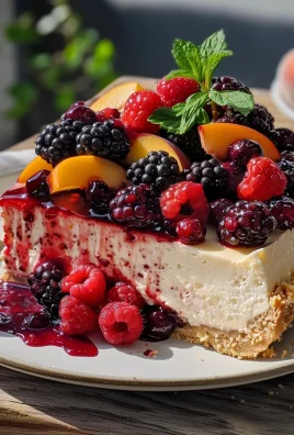 Summer Berry and Peach Cheesecake: A Refreshing Delight for Every Occasion
