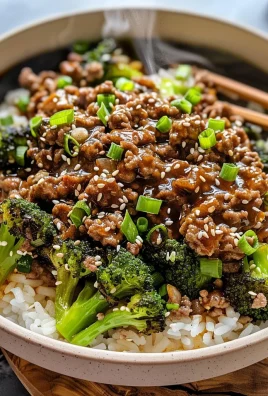 Teriyaki Ground Beef and Broccoli