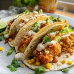 The Ultimate Guide to Fried Chicken Street Corn Tacos with Jalapeño Lime Ranch: A Flavorful Fiesta in Every Bite